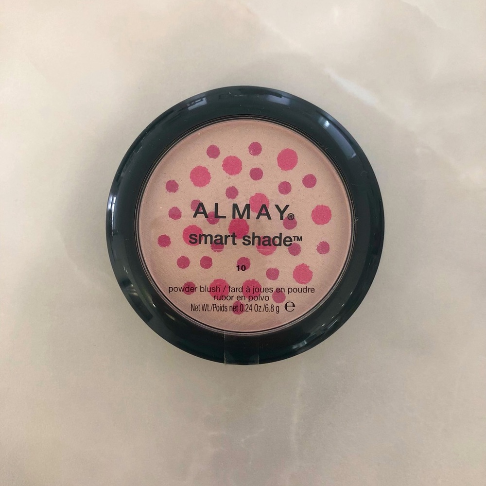 NEW Sealed Almay Smart Shade Powder Blush 10 pink/rose 6.8 g